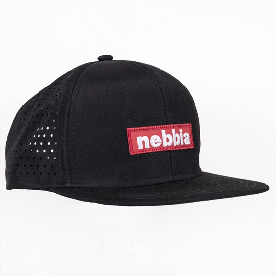 Nebbia Red Label Snapback Cap Black