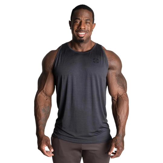 Better Bodies Essex Stripe Tank Washed Graphite Melange Xl