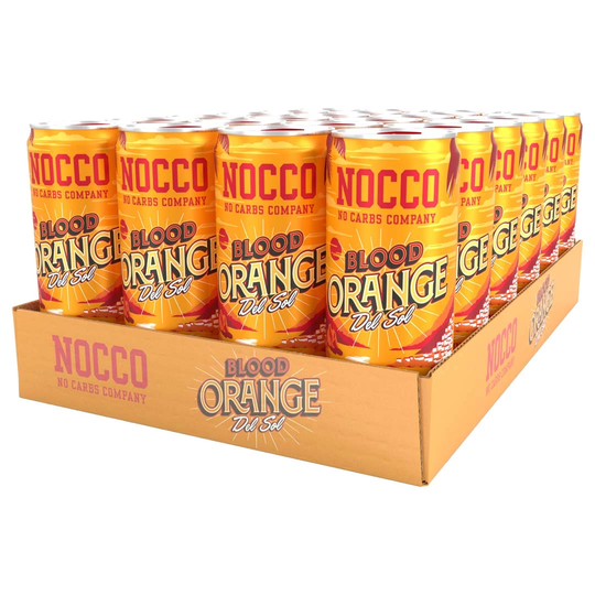 24 X Nocco Bcaa 330 Ml Blood Orange Del Sol
