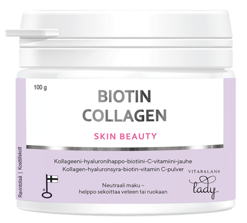 Biotiini Collagen Skin Beauty jauhe 100 g - KESTO 07/2023