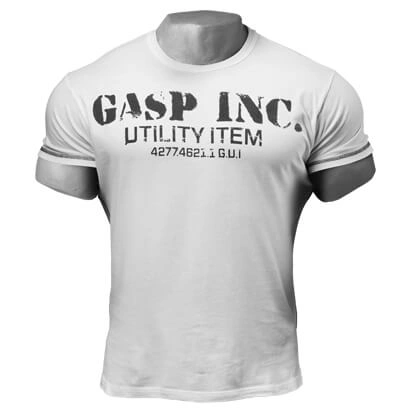 Gasp Utility Tee White M