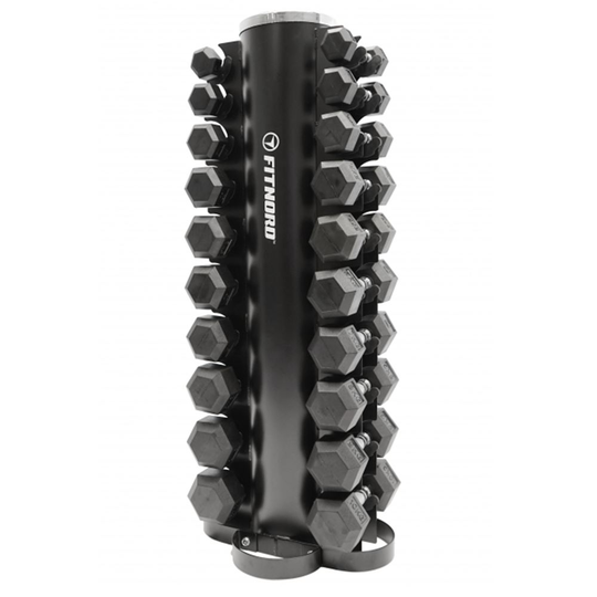 FitNord Hex-käsipainosetti 1-10 kg + teline, Käsipainoharjoittelu