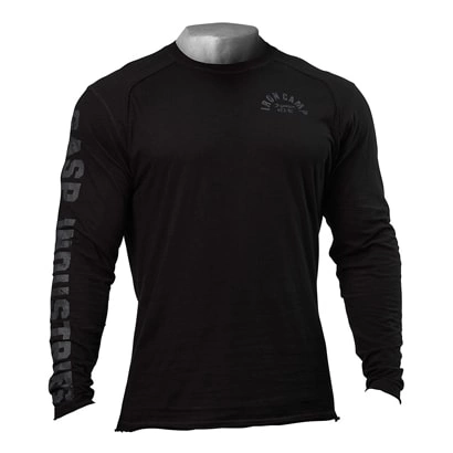 Gasp Throwback Ls Tee Black M