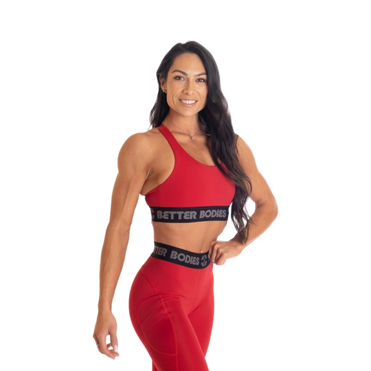 Better Bodies Classic Sports Bra Chili Red Xl