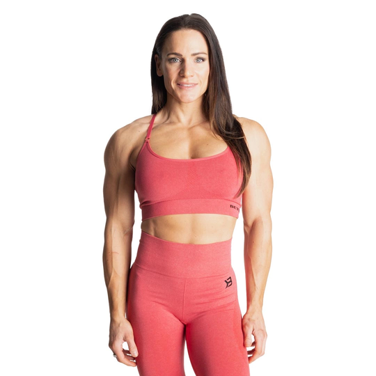 Better Bodies Astoria Seamless Short Bra Chilli Red Melange S