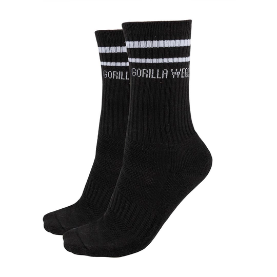 Gorilla Wear Crew Socks 2-pack Black 43-46