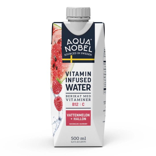 Aqua Nobel Vitaminvatten 500 Ml Vattenmelon Hallon