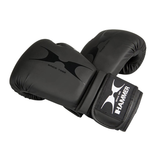 Hammer Boxing Nyrkkeilyhanskat PU musta, Nyrkkeilyhanskat