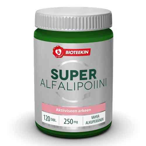 Bioteekin Super Alfalipoiini 120 tablettia