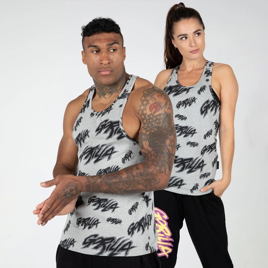 Gorilla Wear Legacy Tank Top Grey/black Xxl