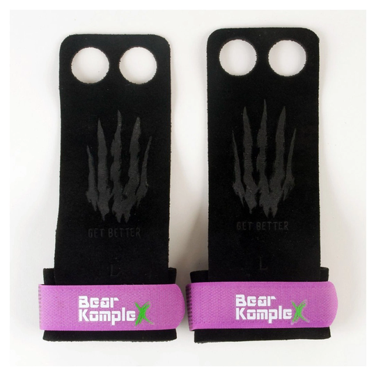 Bear Komplex 2 Hole Hand Grips Purple M