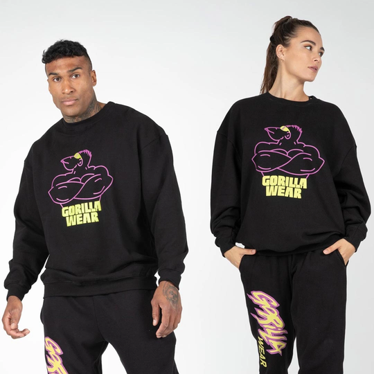 Gorilla Wear Legacy Oversized Sweatshirt Black Xl