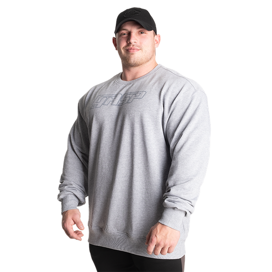Division Crewneck, Grey Melange