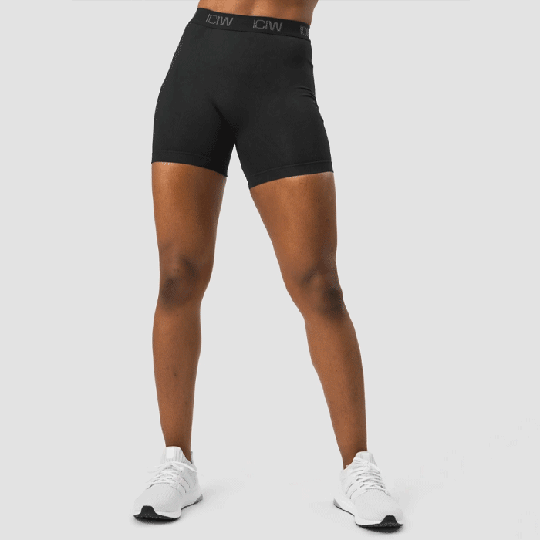 Define Seamless Logo Shorts, Black