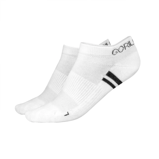 Gorilla Wear Quarter Socks 2-pack White 39-42
