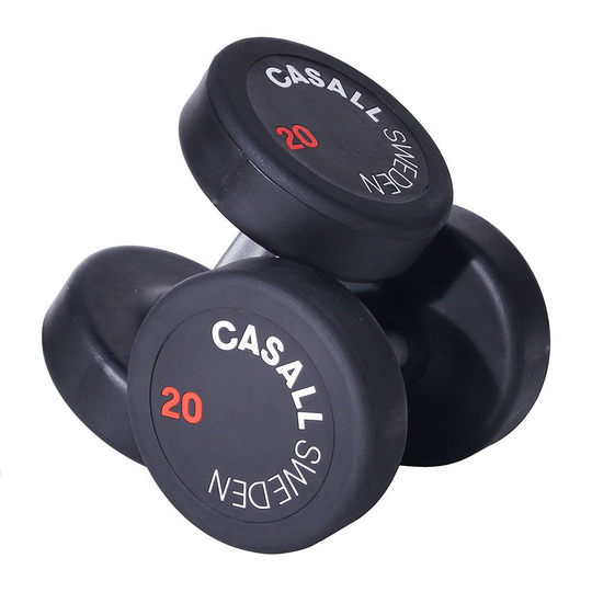 Casall Pro Dumbbell Fixed, Käsipainot kumiset