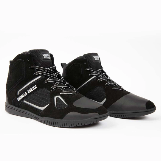 Gorilla Wear Troy High Tops Black & Grey 42