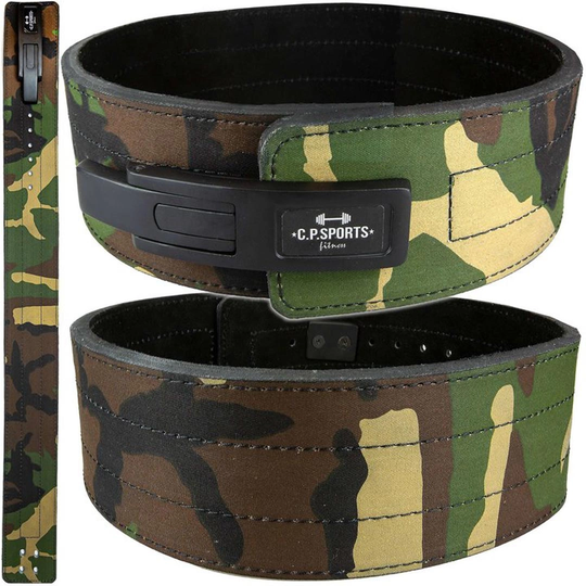 C.p. Sports Powerlifting Lever Belt Camo M