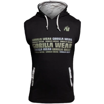 Gorilla Wear Melbourne Sl Hooded T-shirt Black L