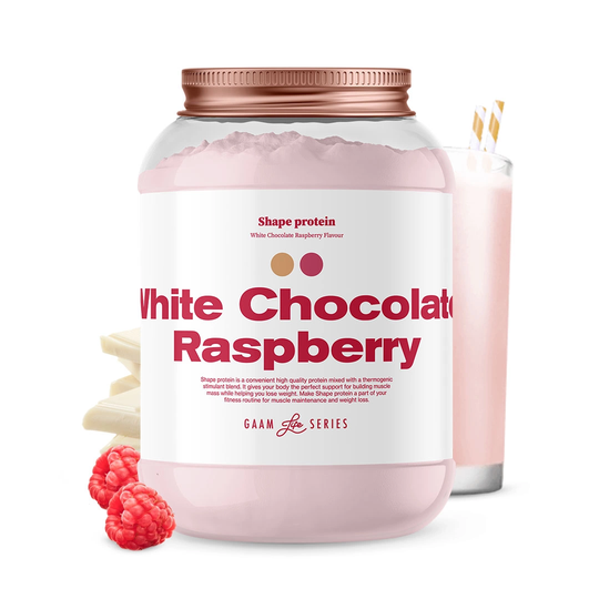Gaam Shape Protein 908 G White Chocolate Raspberry