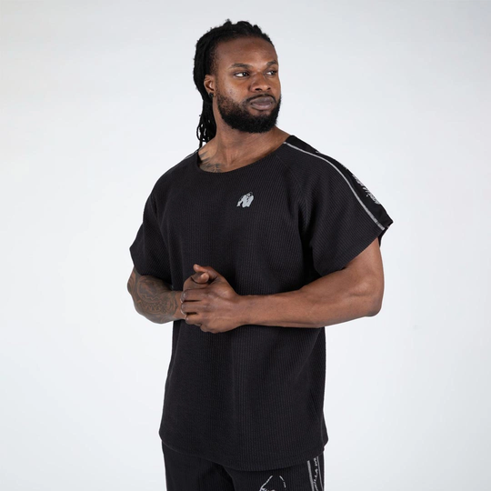 Gorilla Wear Buffalo Old School Workout Top Black/grey S/m