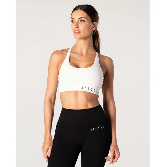 Relode Core Sports Bra White Xs