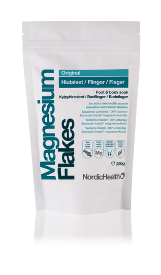 Nordic Health Magnesium Flakes 250 g -kylpyhiutaleet