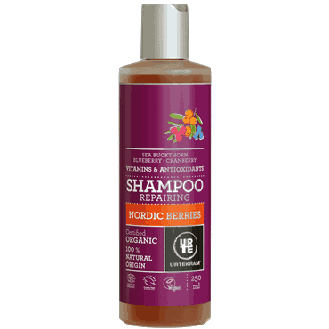 Urtekram Luomu Nordic Berries shampoo 250 ml