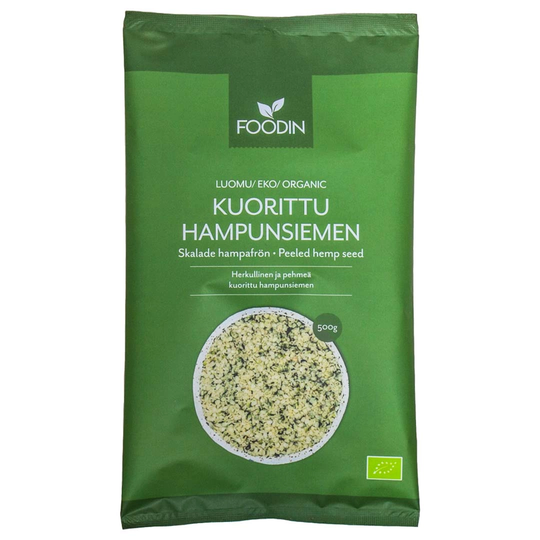 Foodin Organic Peeled Hemp Seed 500 G