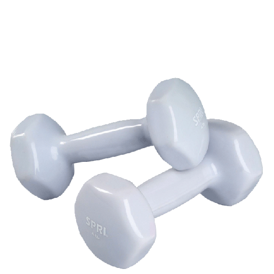 Dumbbells Vinyl, pair - 1,8 kg