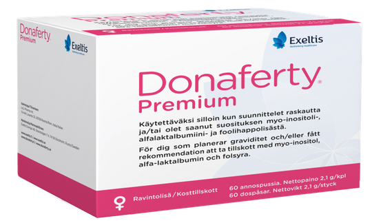 Donaferty Premium ravintolisä 60 annospussia