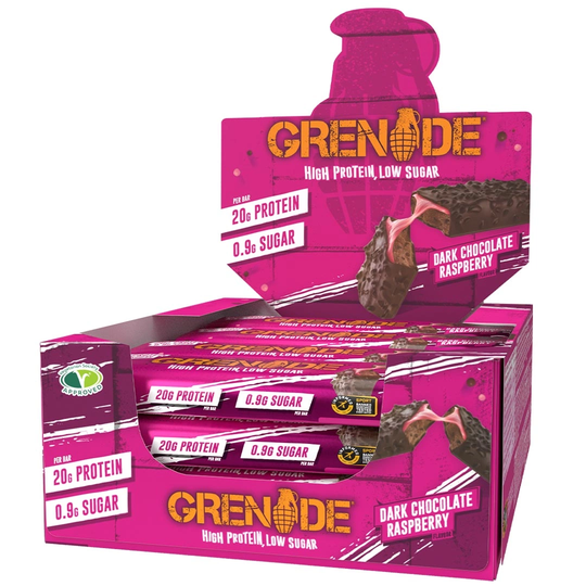 12 X Grenade Carb Killa 60 G Dark Chocolate Raspberry