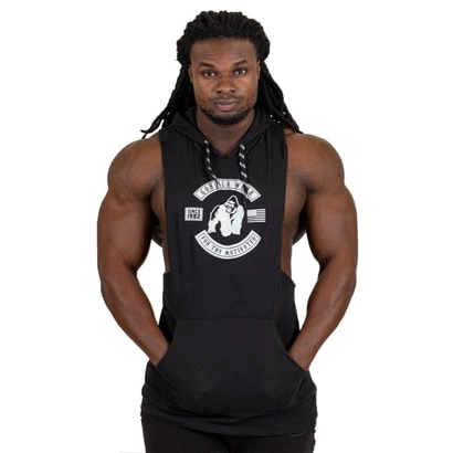 Gorilla Wear Lawrence Hooded Tank Top Black Xxl