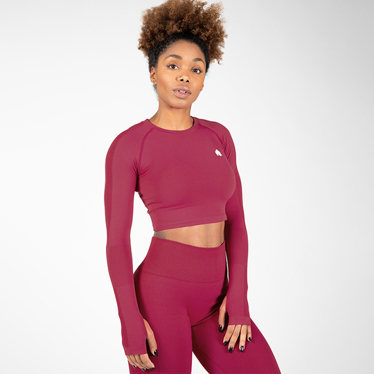 Hilton Seamless Long Sleeve, Fuchsia