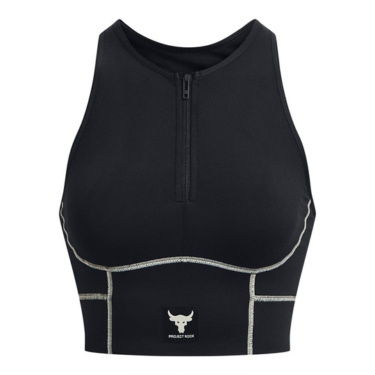Project Rock Meridian Zip Tank Black