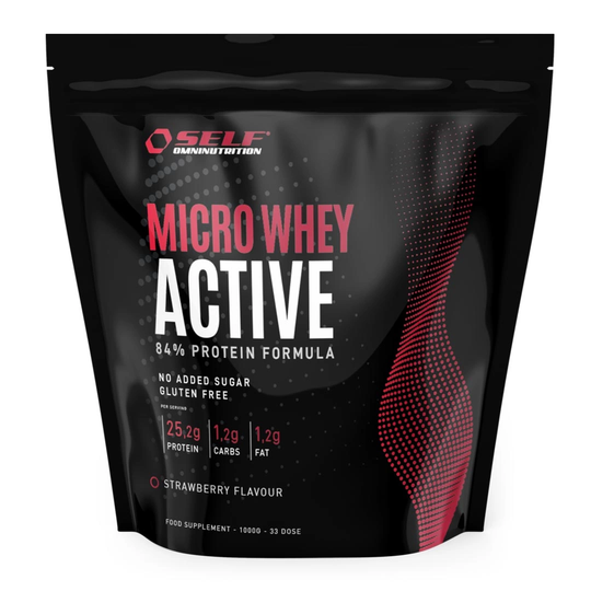 Self Omninutrition Micro Whey Active 1 Kg Jordgubb