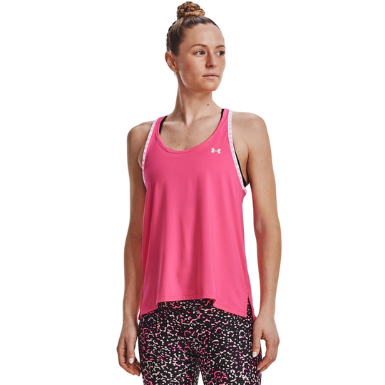 Under Armour Ua Knockout Tank Pink Punk/white S