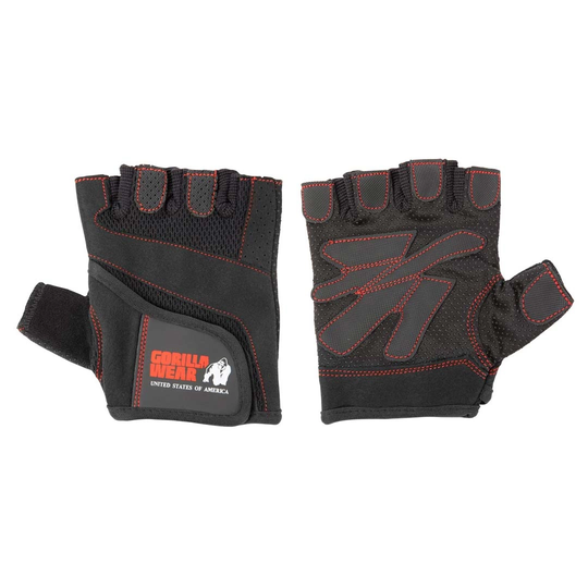 Gorilla Wear Womens Fitness Gloves Black/red S