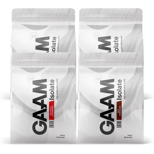 4 X Gaam 100% Isolate Premium 1 Kg
