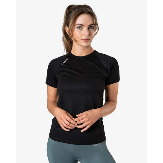 Icaniwill Mesh T-shirt Wmn Black L