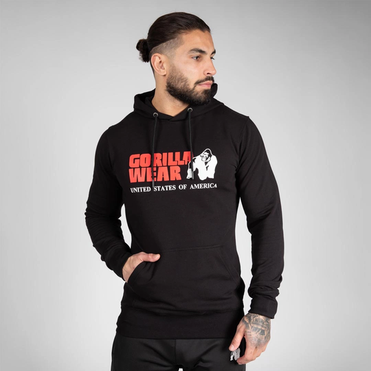 Gorilla Wear Classic Hoodie Black Xxxxl