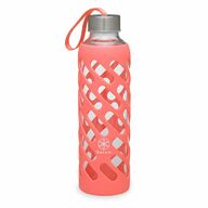 Gaiam Sure Grip Glass Waterbottle -juomapullo (Guava)