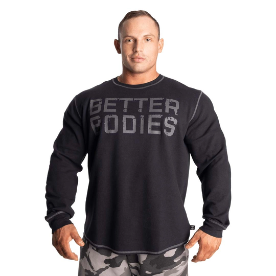 Better Bodies Thermal Sweater Asphalt Xxl