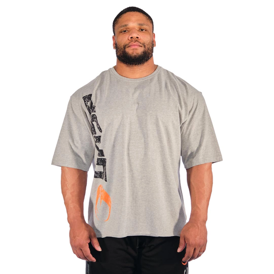 Gasp Iron Tee Greymelange & Black