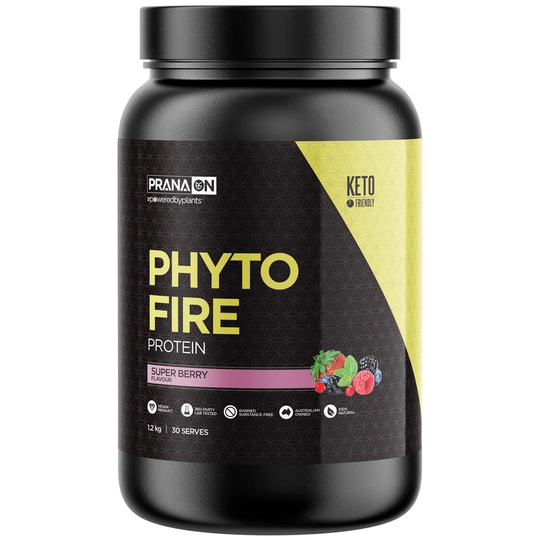 Pranaon Phyto Fire Protein 1.2 Kg Super Berry