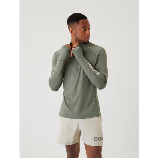 Björn Borg Midlayer Half Zip Castor Grey