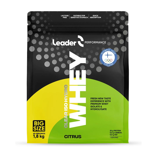Leader Performance Whey Clear Iso-hydro 1.8 Kg Citrus