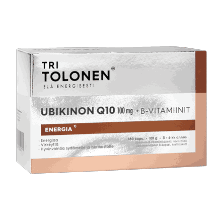 Tri Tolonen Ubikinon Q10 100 mg 180 kapselia