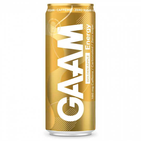 Gaam Energy 330 Ml Golden Apple