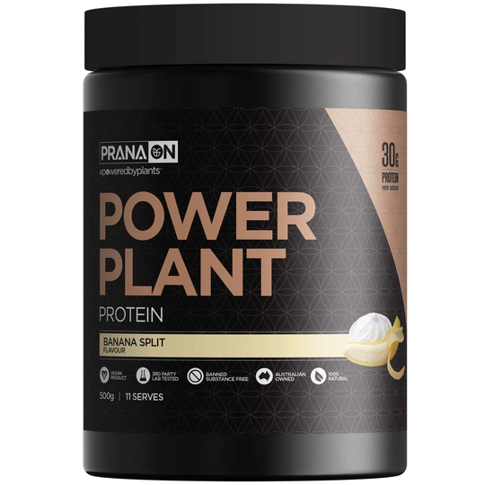 Pranaon Power Plant Protein 500 G Banana Split